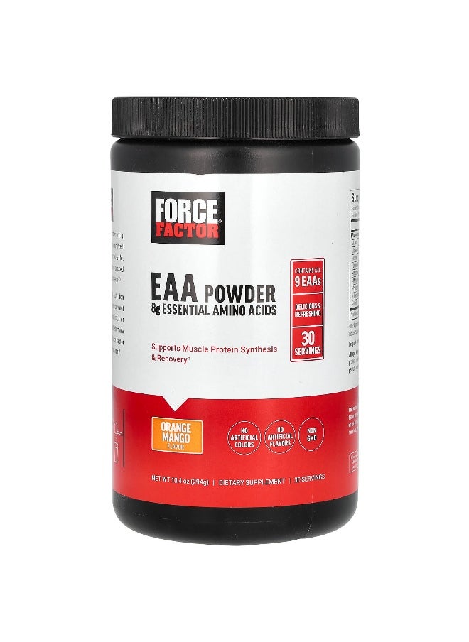 Force Factor, EAA Powder, Orange Mango, 10.4 oz (294 g)