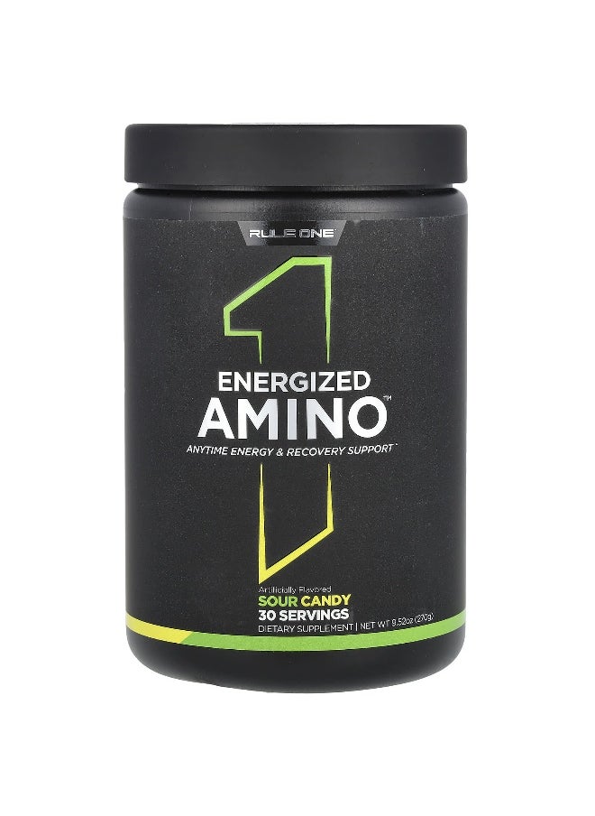 Rule One Proteins, Energized Amino, Sour Candy, 9.52 oz (270 g)
