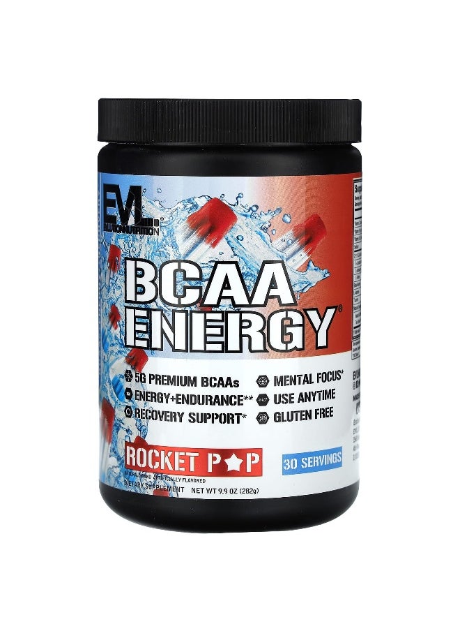 EVLution Nutrition, BCAA Energy, Rocket Pop, 9.9 oz (282 g)