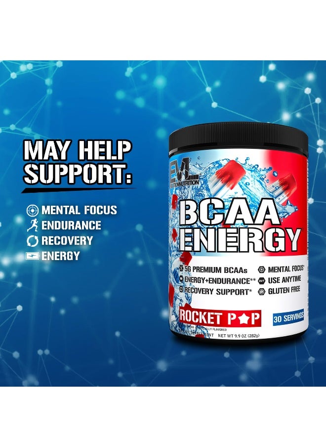EVLution Nutrition, BCAA Energy, Rocket Pop, 9.9 oz (282 g)