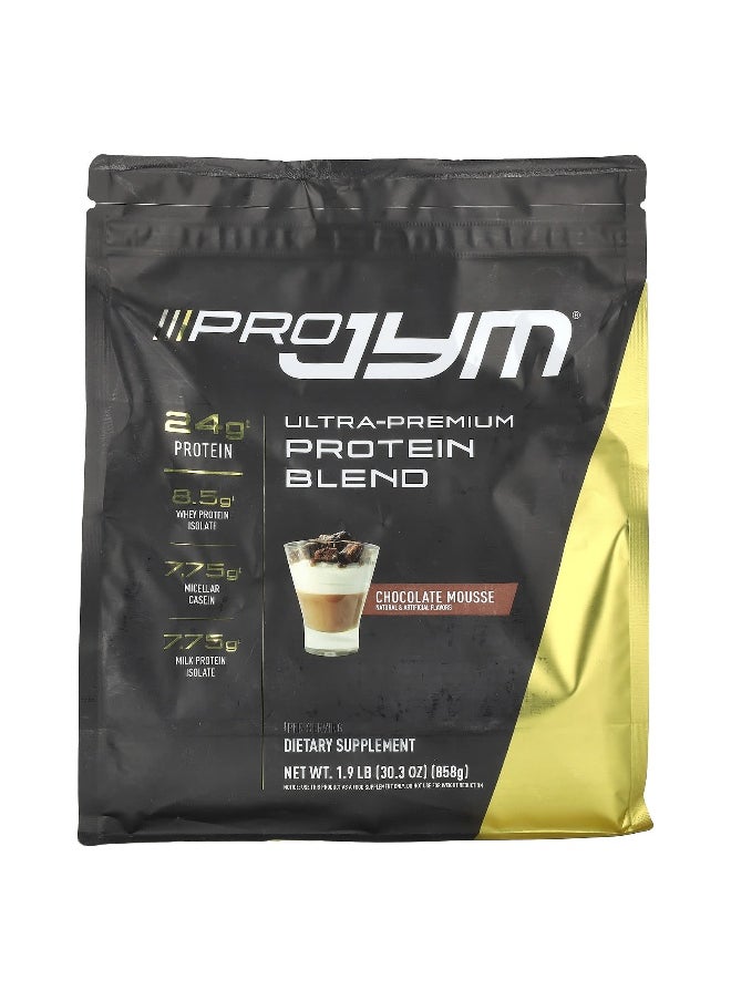JYM Supplement Science, Pro JYM, Ultra-Premium Protein Blend, Chocolate Mousse, 1.9 lb (858 g)