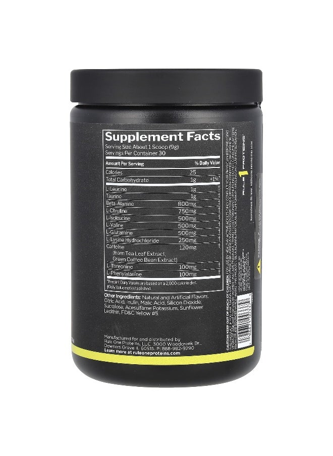 Rule One Proteins, Energized Amino, Pineapple Passion Fruit, 9.52 oz (270 g)