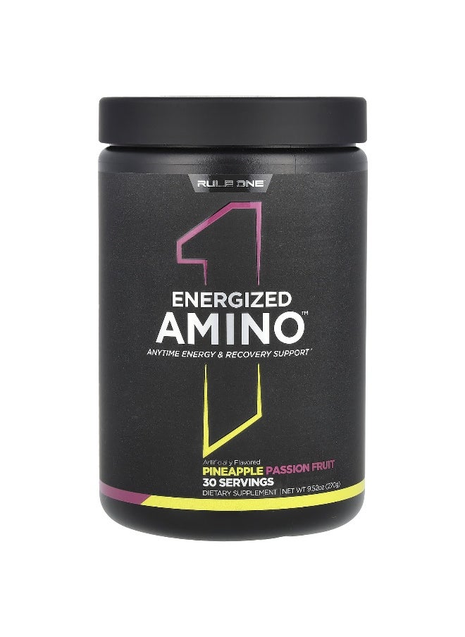 Rule One Proteins, Energized Amino, Pineapple Passion Fruit, 9.52 oz (270 g)