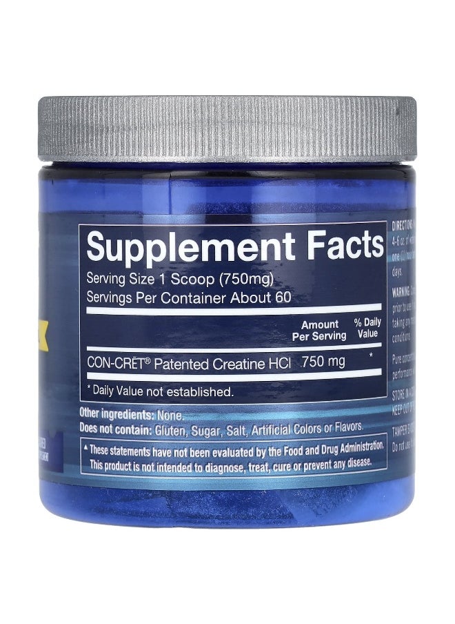 BodyTech, Creatine HCl, Unflavored, 750 mg , 1.58 oz (45 g)