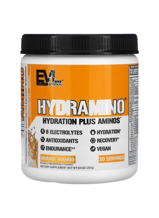 EVLution Nutrition, HydrAmino, Orange Mango, 8.4 oz (237 g)