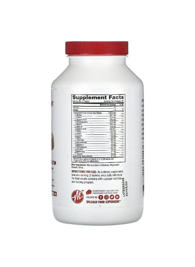 Metabolic Nutrition, Amino 4500, 180 Tablets