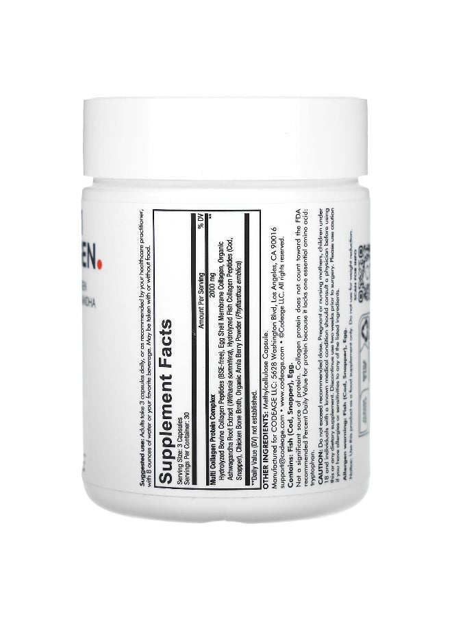 Codeage, Multi Collagen, 90 Capsules