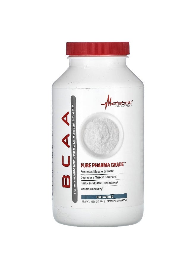 Metabolic Nutrition, BCAA, Unflavored , 10.58 oz (300 g)