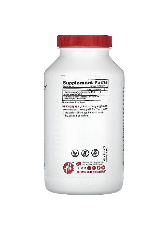 Metabolic Nutrition, BCAA, Unflavored , 10.58 oz (300 g)