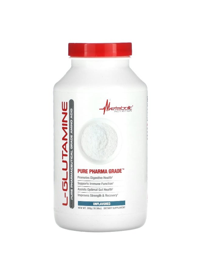 Metabolic Nutrition, L-Glutamine, Unflavored, 10.58 oz (300 g)