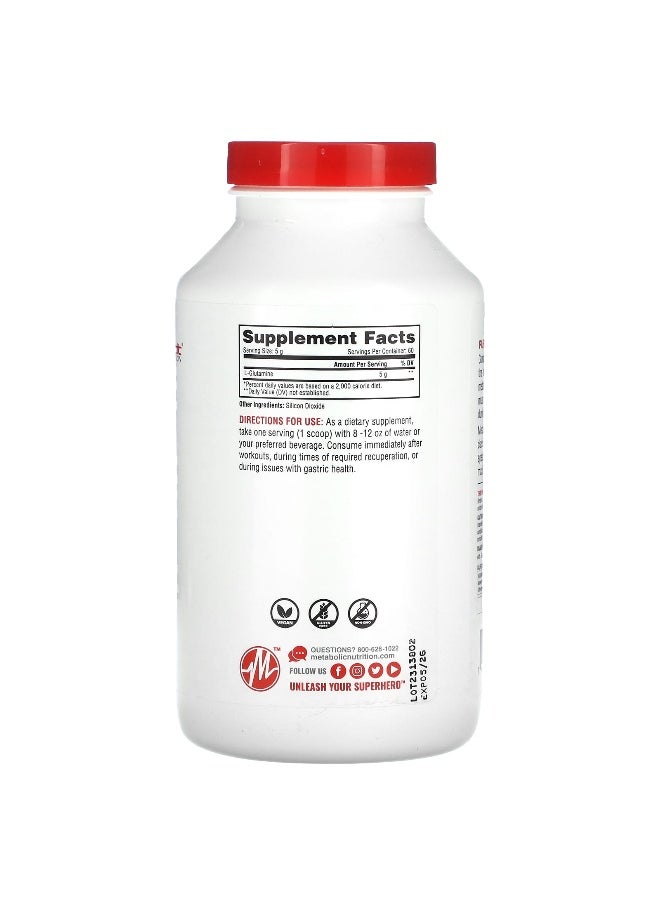 Metabolic Nutrition, L-Glutamine, Unflavored, 10.58 oz (300 g)