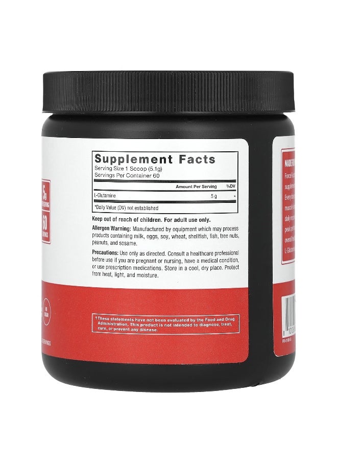 Force Factor, L-Glutamine Powder, Unflavored, 10.8 oz (306 g)