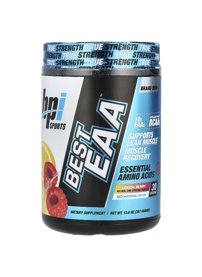 BPI Sports, Best EAA, Essential Amino Acids, Lemon Berry, 13.6 oz (387 g)