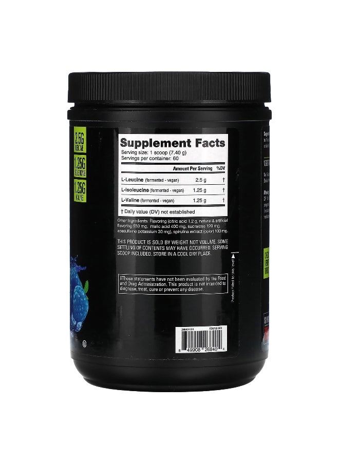 NutraBio, BCAA 5000, Blue Raspberry, 0.98 lb (444 g)