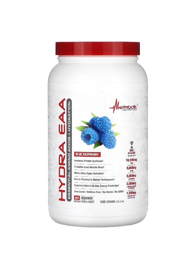 Metabolic Nutrition, Hydra EAA, Blue Raspberry, 35.2 oz (1,000 g)