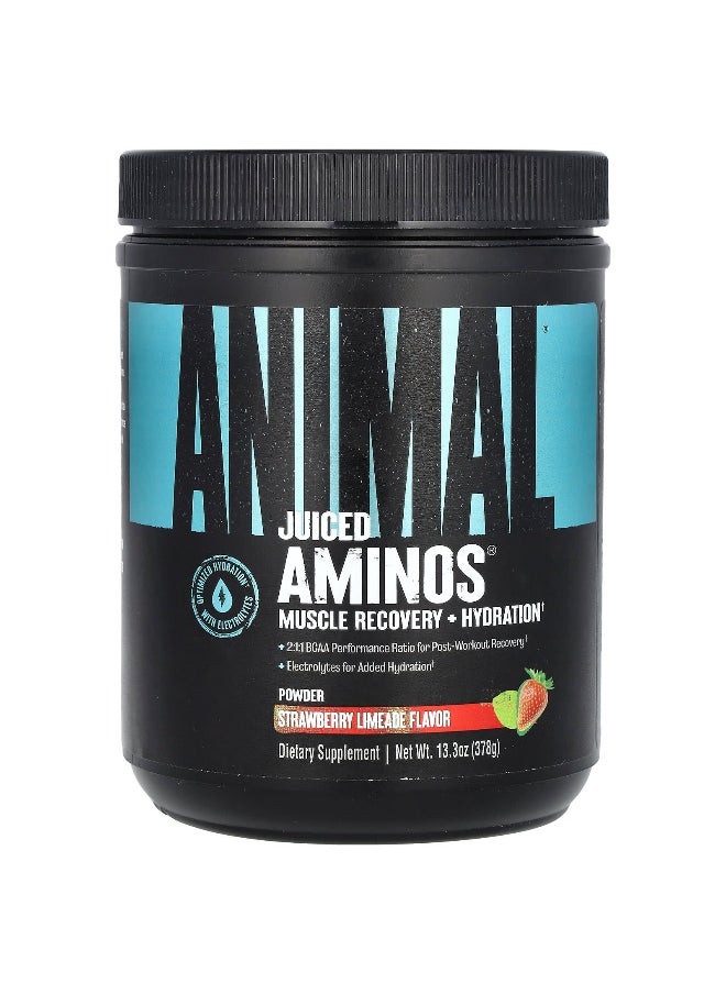 Animal, Juiced Aminos®, Strawberry Limeade, 13.3 oz (378 g)