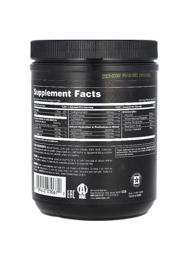Animal, Juiced Aminos®, Strawberry Limeade, 13.3 oz (378 g)