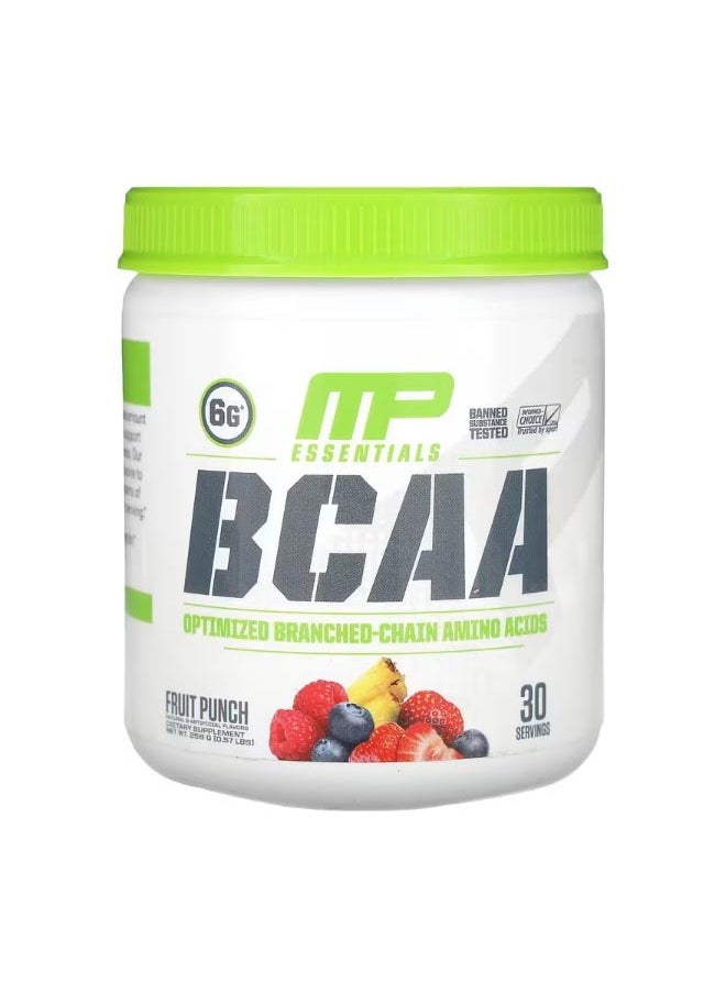 Essentials BCAA Fruit Punch 0.57 lbs 258 g