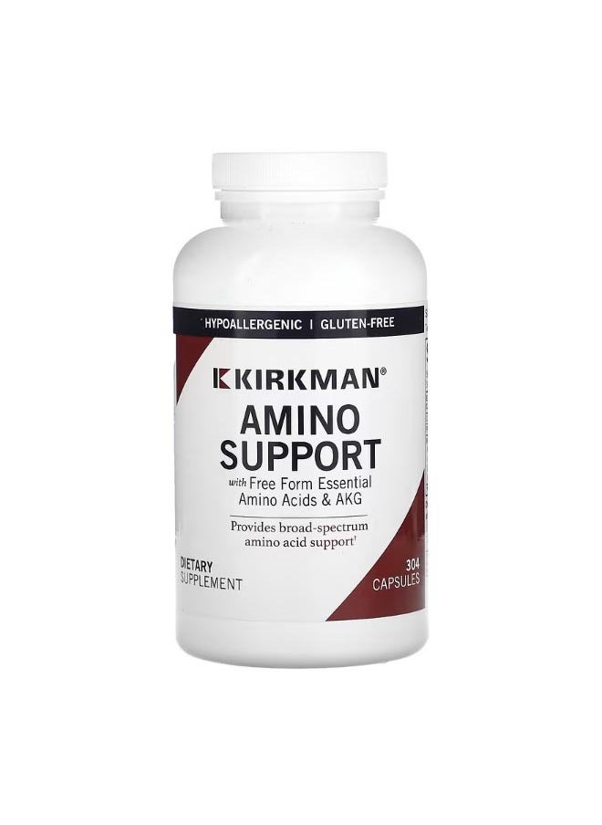 Amino Support with Free Form Essential Amino Acids and AKG 304 Capsules