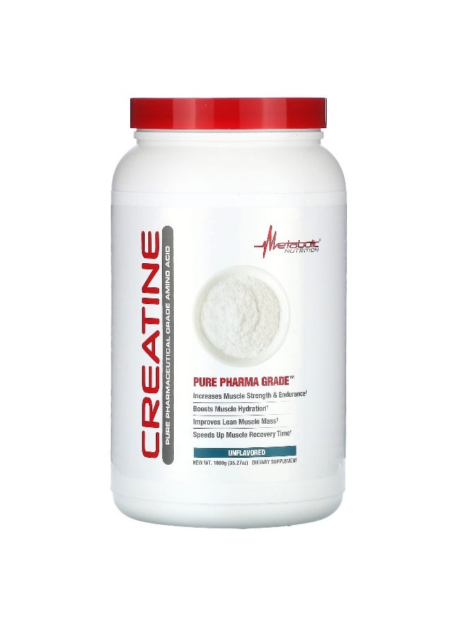Metabolic Nutrition, Creatine, Unflavored, 35.27 oz (1,000 g)