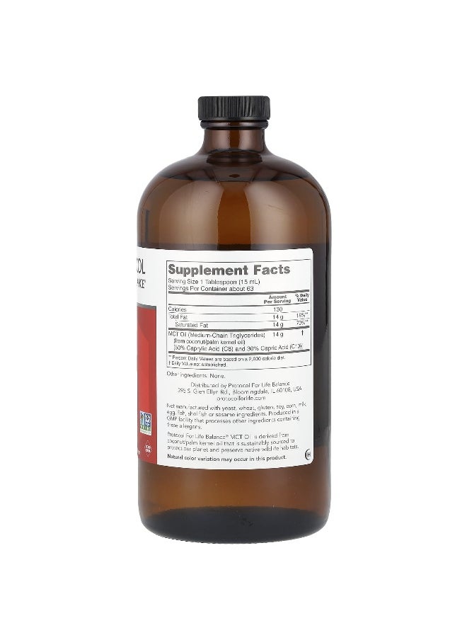 Protocol for Life Balance, Pure MCT Oil, 14 g, 32 fl oz (946 ml)