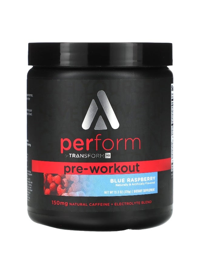 TransformHQ, Pre-Workout, Blue Raspberry, 13.3 oz (378 g)