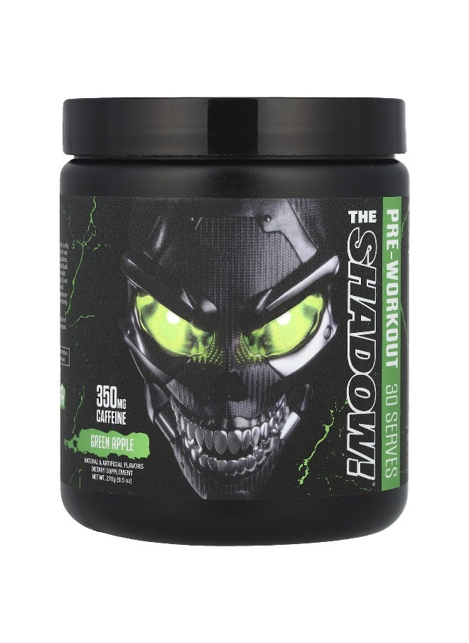 JNX Sports, The Shadow!®, Pre-Workout, Green Apple, 9.5 oz (270 g)