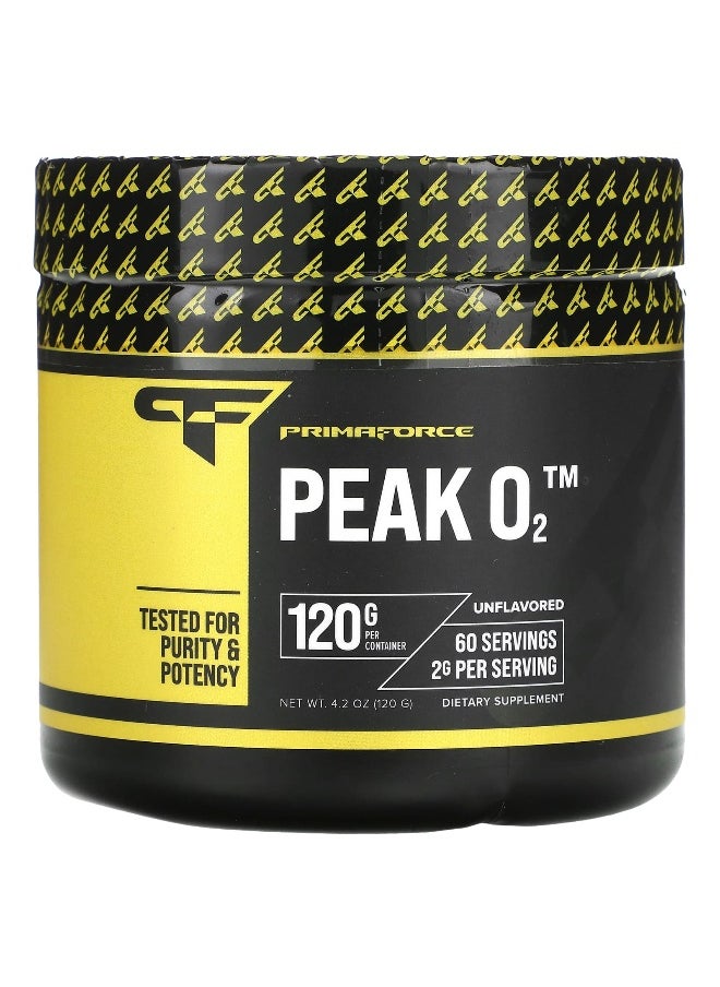 Primaforce, Peak O2, Unflavored, 4.2 oz (120 g)