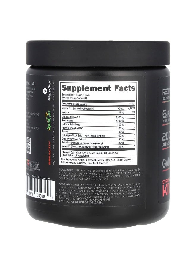 Bucked Up, Pre-Workout, Strawberry Kiwi, 11.1 oz (315 g)
