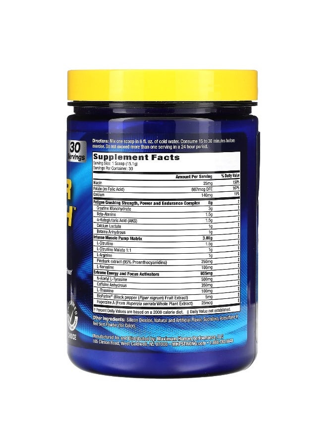 MHP, Hyper Crush, Pre-Workout, Strawberry Kiwi, 1 lbs (453 g)