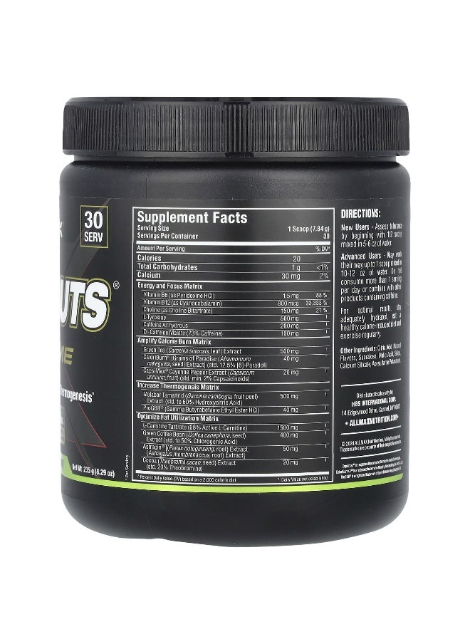 ALLMAX, Rapidcuts® Xtreme, Lean Lemon Lime, 8.29 oz (235 g)