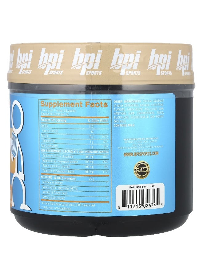 BPI Sports, Keto Bomb™, Keto Coffee Creamer, French Vanilla Latte, 1 lbs 0.5 oz (468 g)