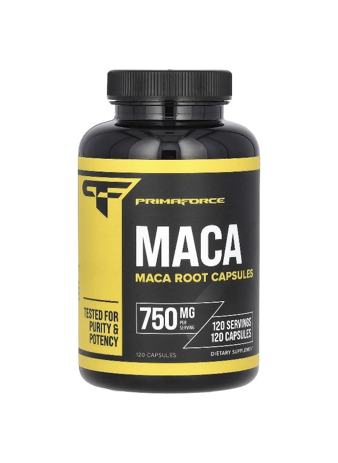 Primaforce, MACA Root, 750 mg, 120 Capsules