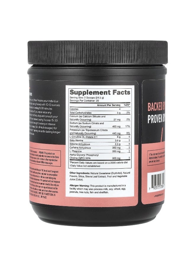 Legion Athletics, Pulse, Pre-Workout Drink, Fruit Punch, 1.08 lbs (490 g)