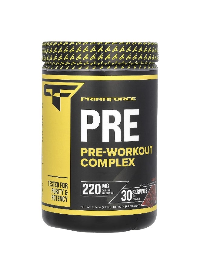 Primaforce, Pre-Workout Complex, Grape, 15.6 oz (438 g)
