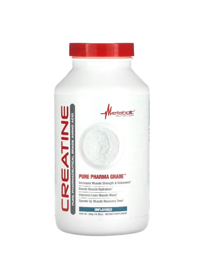 Metabolic Nutrition, Creatine, Unflavored, 10.58 oz (300 g)
