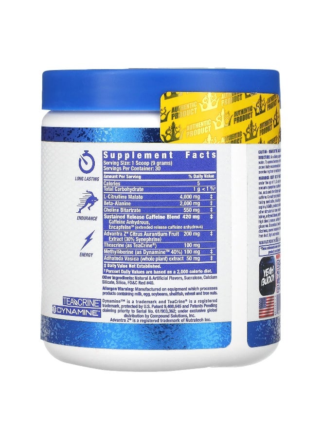 Ronnie Coleman, Signature Series, Yeah Buddy, Pre-Workout Energy Powder, Sour Berry, 9.5 oz (270 g)