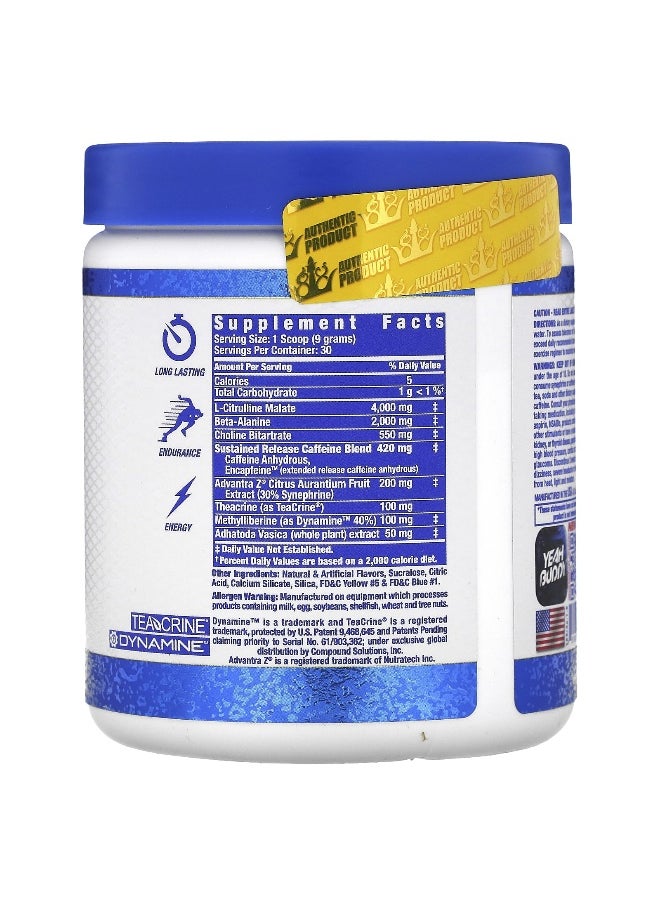 Ronnie Coleman, Signature Series, Yeah Buddy, Pre-Workout Energy Powder, Green Apple, 9.5 oz (270 g)