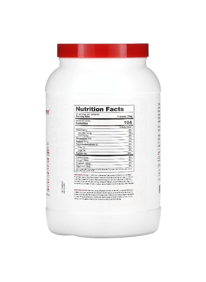 Metabolic Nutrition, ISOpwdr, Whey Protein Isolate, Strawberry Cream, 3.04 lb (1,380 g)