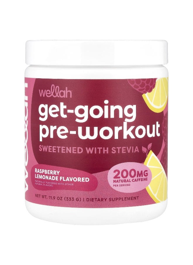 Wellah, Get-Going Pre-Workout, Raspberry Lemonade, 11.9 oz (333 g)