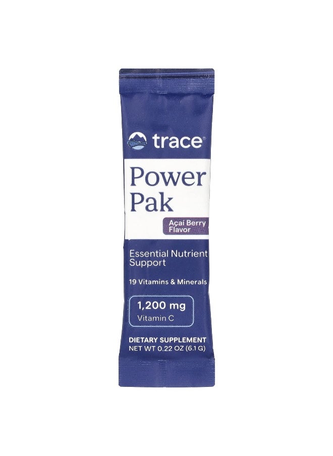Trace, Power Pak, Acai Berry, 30 Stick Packets, 0.22 oz (6.1 g) Each