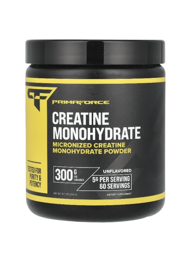 Primaforce, Creatine Monohydrate, Unflavored, 10.7 oz (300 g)