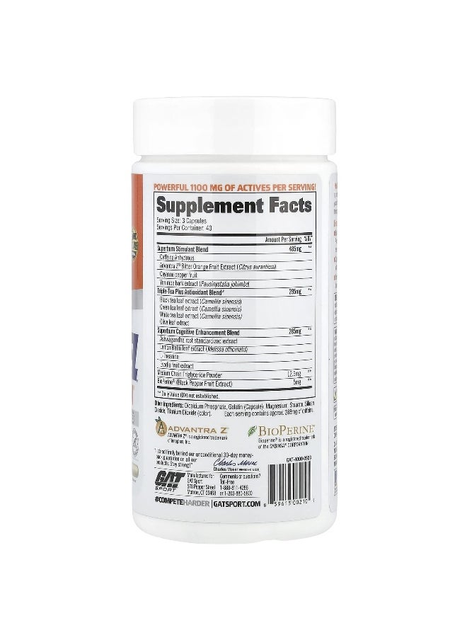 GAT, JetFuel®, Superburn, 120 Oil-Infused Capsules