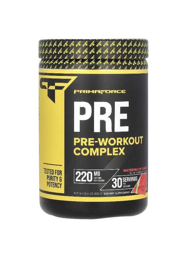 Primaforce, Pre-Workout Complex, Watermelon Candy, 15.6 oz (438 g)