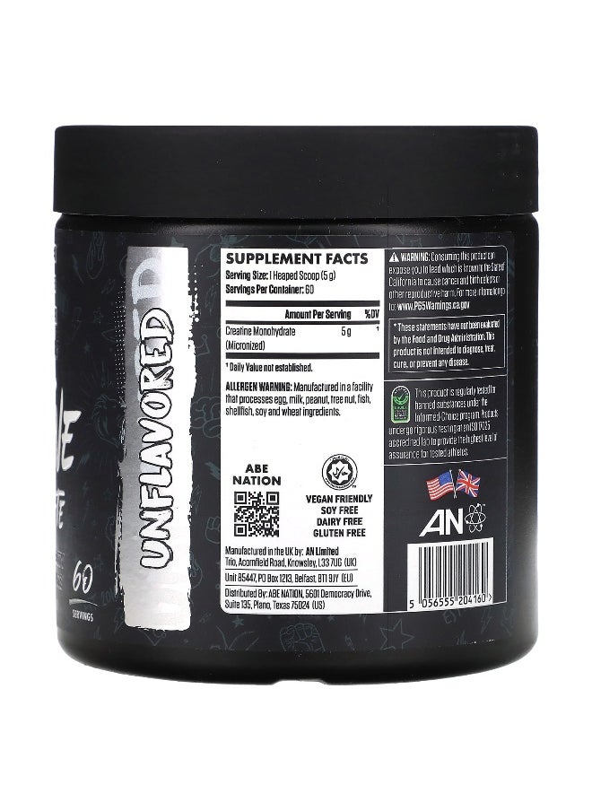 ABE, Creatine Monohydrate, Unflavored, 5 g, 10.58 oz (300 g)