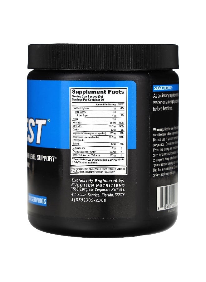 EVLution Nutrition, EVLTest, Blue Raz, 7.4 oz (210 g)