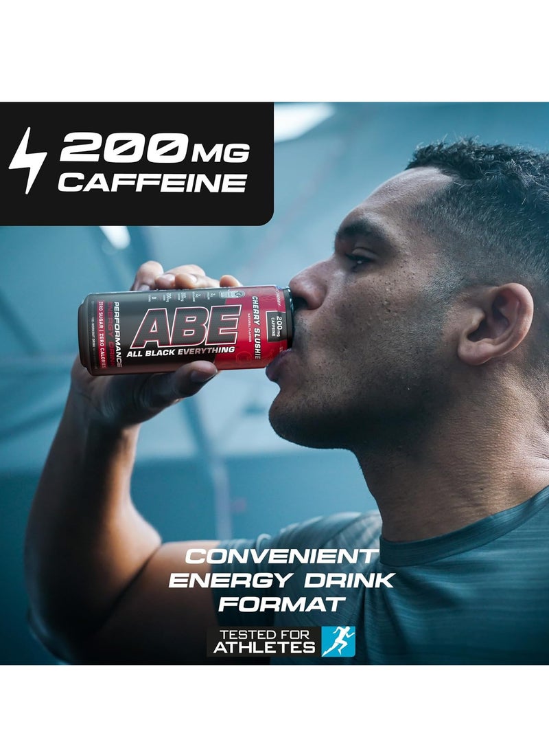 Applied Nutrition ABE Performance Energy Drink Cherry Slushie Flavor 330ml Pack of 12
