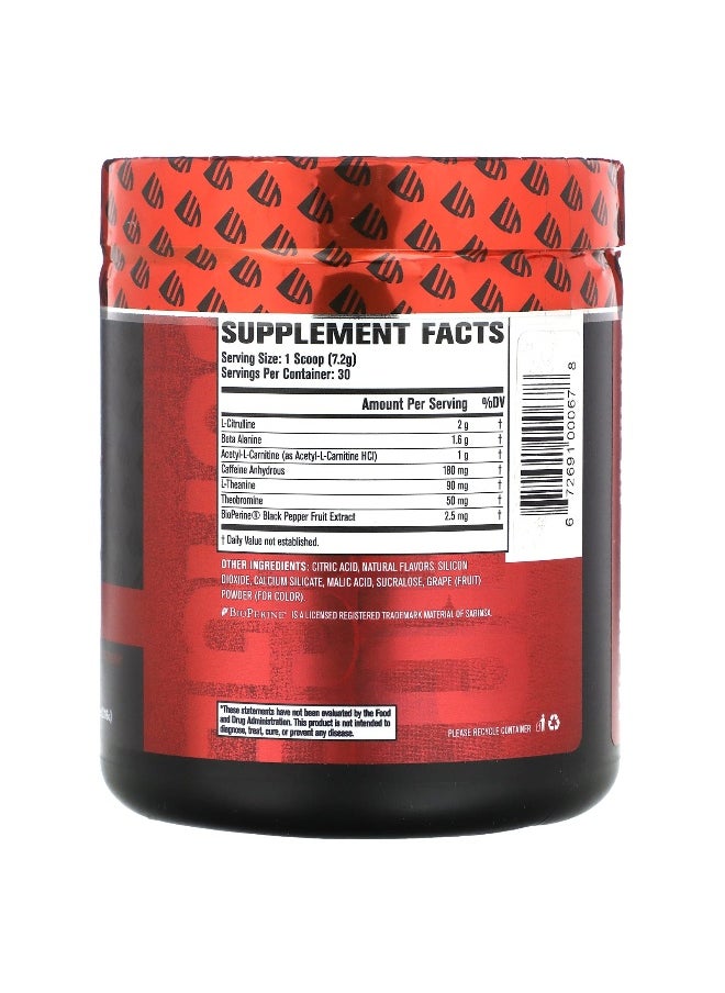 Jacked Factory, Nitro Surge, Shred Thermogenic Pre-Workout, Blueberry Lemonade, 7.61 oz (216 g)