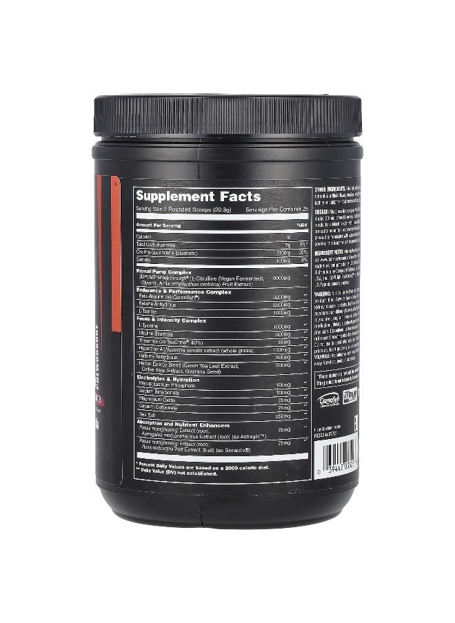 Animal, Primal Preworkout Powder, Strawberry Watermelon, 17.9 oz (507.5 g)