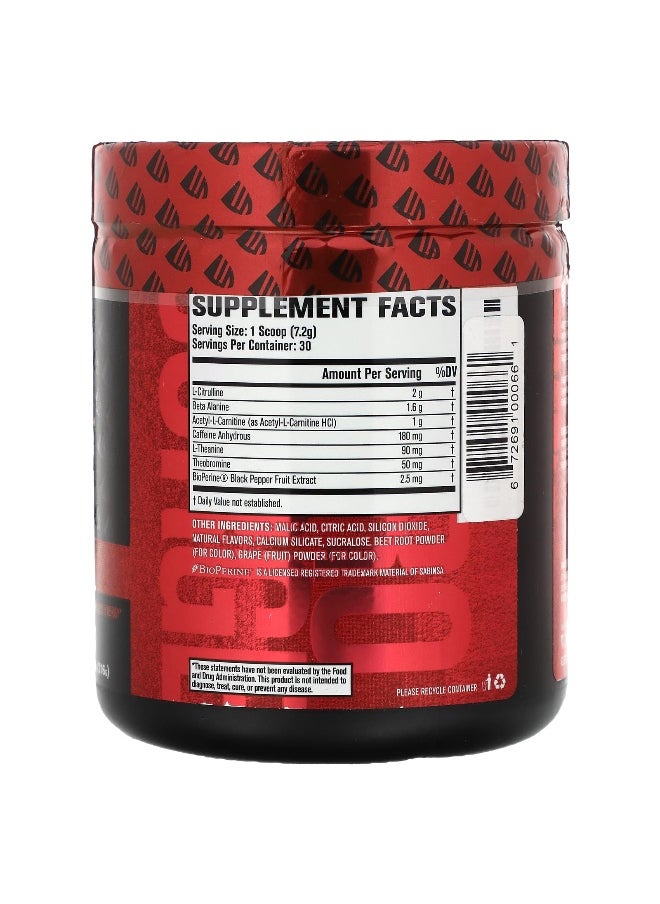 Jacked Factory, Nitro Surge, Shred Thermogenic Pre-Workout, Black Cherry, 7.61 oz (216 g)